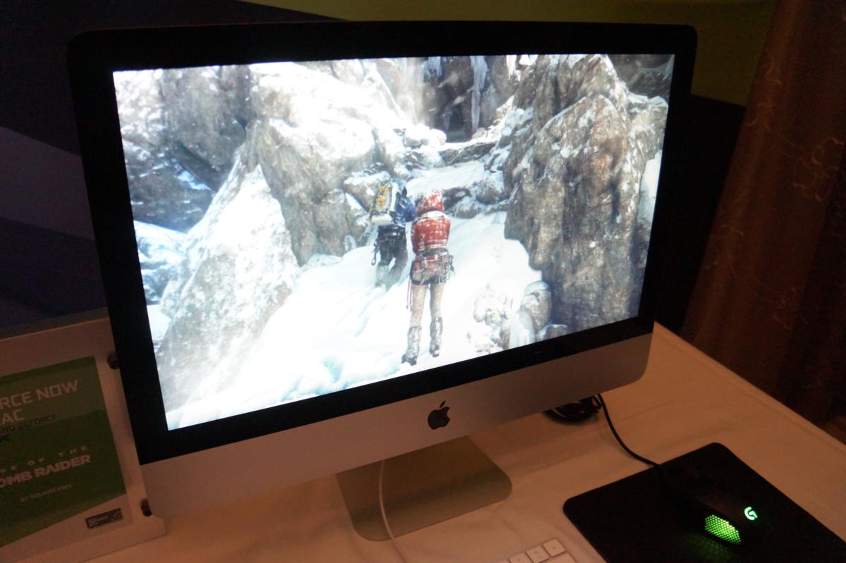 То же самое было, когда я играл в Rise of the Tomb Raider на Retina iMac, хотя ни одна из игр не демонстрировалась на особенно насыщенных уровнях